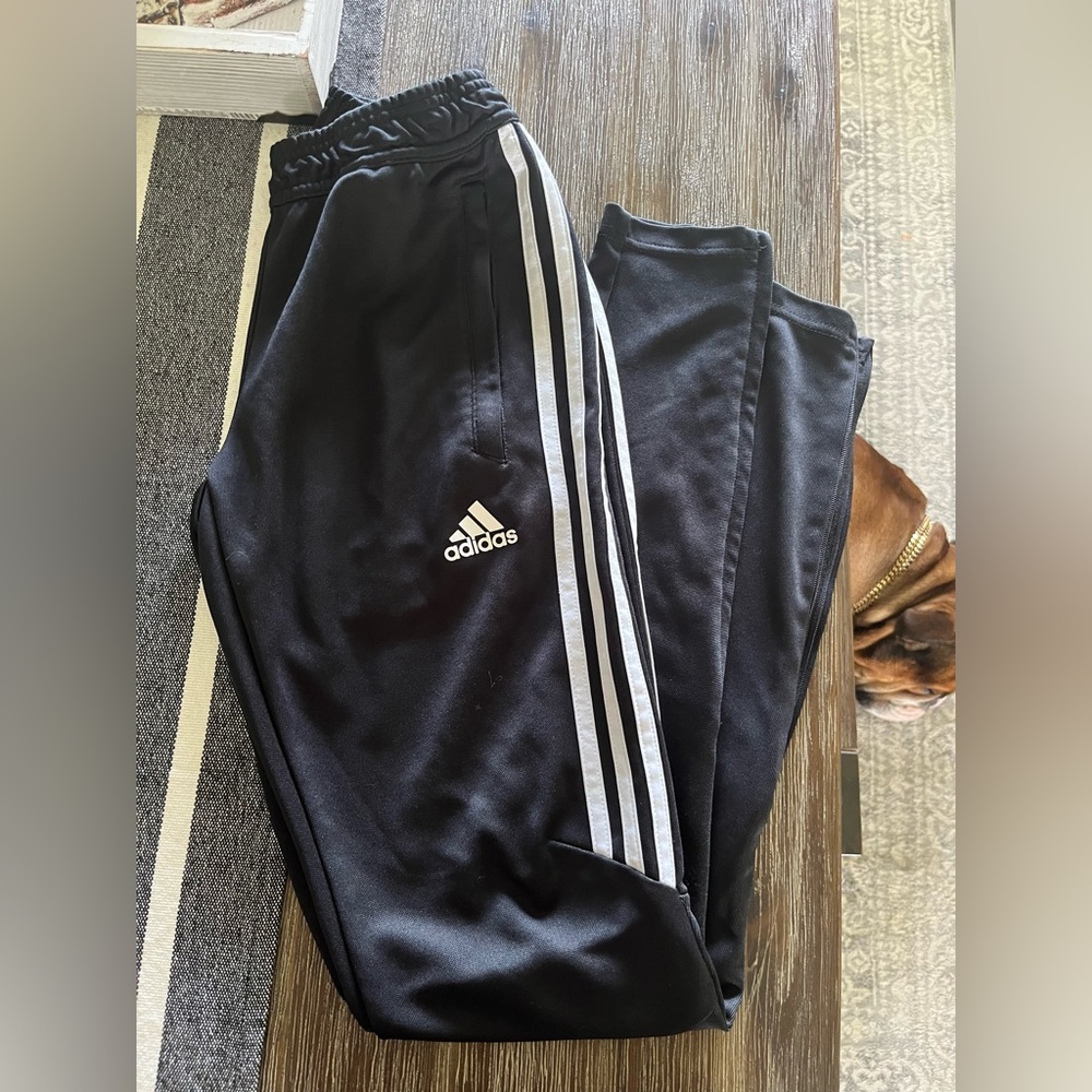 Extra small black adidas soccer pants